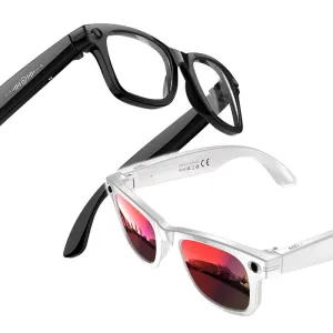 W620 AI Real Time Translation Smart Glasses with EIS Anti-shake ENC Dual Mic Noise Cancellation WiFi bluetooth Call IP66 Waterproof Wireless Music Hands Free Calling Smart Audio Glasses