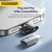 ESSAGER ES-OTG31 USB4 Adapter 40Gbps Data Transfer 240W PD Fast Charging 8K Video Output Aluminum Alloy Mobile Phone Adapter
