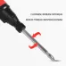 Portable Electric Screwdriver 3.6V 2/10Nm Torque Rechargeable Lithium Battery Compact Design Home DIY Tool Repair Kit Red