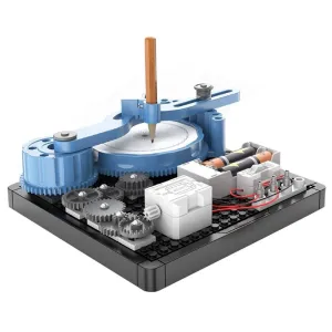 Painter Children DIY Mechanical Plotter Painting Drawing Science Suit Scientific Physics Manual Experiment Educational Science Assembled Circuit Mechanical Early Education Toys