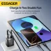 [GaN Tech] ESSAGER ES-CD45 PD33W 2-Port USB PD Charger USB-A+USB-C PD3.0 QC4.0 AFC FCP PPS iP2.4A Fast Charging Digital Display Wall Charger Adapter EU Plug for iPhone 16 16 Pro 15 14 13 Pro Max for Xiaomi 15pro for Samsung Galaxy Z Flip6