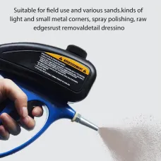 Manual Sandblasting Gun Ergonomic Design with Stainless Steel Nozzle Quick Connect for Precise Rust Removal and Surface Preparation