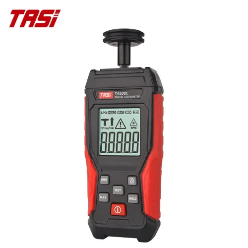Special Anson TA500C Professional Laser Tachometer Digital Contact Speedometer Speed Measurement Instrument Line Speed Meter Fast Accurate High Performance