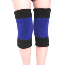 AOLIKE1 Pair Cotton Non-slip Soft Absorbent Knee Pad Support Brace for Men Women Outdoor Sports Running Dancing Gym Yoga Fitness