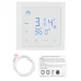 Intelligent Thermostat 16A Floor Heating Temperature Controller with LED Touch Screen 85-265V Electric Heating Control