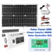 300W Power Inverter D12V to A220V Modified Sine Wave Inverter with 25W Solar Panel and 50A Solar Charge Controller for Mobiles Phones Computers Laptop LCDual Digital Intelligent Display Screens Inverter