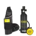 DIDEEP X4000Pro 1L Scuba Diving Tank Snorkel Equipment Leisure Outdoor Swimming Spare Oxygen Portable Capacity Use 10-20 Minute with Adapter Diving Goggles Strap Bag