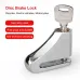XANEUniversal Portable Motorcycle Disc Brake Lock with Keys Alloy Steel Waterproof Anti-Theft Lock for Motorcycles Electric Vehicle