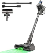 US Direct TD1Mate Cordless Vacuum Cleaner, Lightweight Stick Vacuum 33Kpa Powerful Suction Rechargeable Handheld for Home Pet Hair Hard Floor Carpet, Large Digital Display, Charging Moun