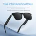 Senbono A01 Smart bluetooth Glasses bluetooth 5.3 100+ Language Translation AI Noise Reduction Hands Free Voice Control UV Protection Semi-Open Ear Audio Glasses