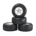 4PCS D232 Upgraded Off-Road Tires Wheels for 1/8 1/10 Short Course Truck RC Cars Vehicles Models Parts Accessories