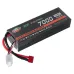 XF POWER 7.4V 7000mAh 100C 2S LiPo Battery T Deans Plug for RC Car