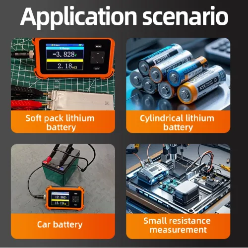 18650 Battery Voltage Internal Resistance Tester, High-precision Trithium Lithium lron Phosphate Battery Tester