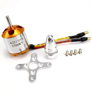 XXD A2217 950KV 1100KV 1250KV 1500KV 2300KV 2700KV Outrunner Brushless Motor for RC Airplane Fixed Wing