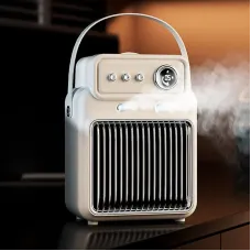 2 In 1 Mist Humidifier Heater High Power 1200W Overheating & Tip-Over Protection Fast Heating Smart Electric Heater for Home Office