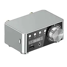 bluetooth Digital Power Amplifier D-Class Mini Amplifier HiFi Sound MP3 Player Lossless Player Mini Audio Hifi Bluetooth 5.0 Power Class D Amplifier Tpa3116 Digital Amp 50Wx2 Home Audio Car Marine USB/AUX IN