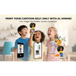 [EU/US Direct]AOSEED X-MAKER JOY AI Kids' V4.0 3D Printer 300mm/s Print Speed 120120120mm Build Volume Support Wi-Fi App Control