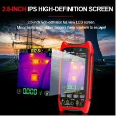 TOOLTOP ET14S/ET14SPRO Thermal Imaging Multimeter & PCB Circuit Board Tester ISR 240x240 -20C to +550C 25HZ 1000V DC 750V AC 10A Resistance Measurement