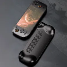 8+128G Ayn Odin 2 Portal Handheld Game Console 3D Curved Touch Glass 8GB RAM 128GB Storage Snapdragon 8 Gen 2 Android 13 4K Output Active Cooling 8000mAh Battery Portable Game Player Device