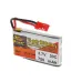 6Pcs ZOP POWER 3.7V 750mAH 30C 1S Lipo Battery JST Plug With Charger For RC Model