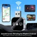 LAESD Q1AS 3 in 1 Car Wireless CarPlay/Android Auto/AirPIay Box Bluetooth 5.0 Plug and Play iP Screen Mirroring Wired to Wireless Carplay Adapter