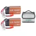 EU/USA DirectISDT BattAir 2nd Gen 7.4V 900mAh 30C 2S Smart LiPo Battery Wireless APP Control JST Plug for Axial 1/24 SCX24 RC Drones Airplane Cars