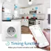Tuya 16A WiFi Smart EU Wall Socket Power Monitoring Outlet Timing Function APP Remote Control Voice Control with Alexa Google Home