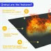 Fireproof Welding Blanket Certified 5mm Thick Carbon Felt Heat Resistant Mat up to 3000F for Soldering Firepit Grill Welding