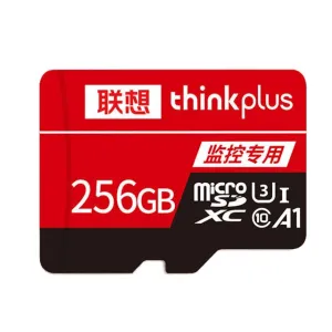 Lenovo Thinkplus Class10 High Speed TF Memory Card 256GB/128GB/64GB 100MB/s Micro SD Card Flash Card Smart Card for Phone Camera Driving Recorder