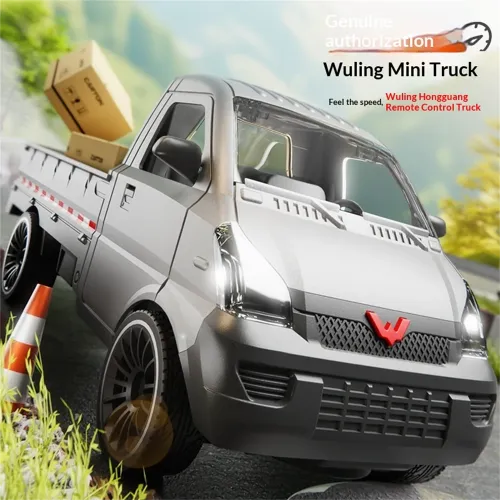 JZL 57167 RTR 1/16 2.4G 4WD Drift Van RC Car Wuling Hongguang Official Authorization Licensed Truck Support App Remote Control LED Light High Speed Vehicles Models Toys