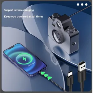 IPRee 1500LM COB Light High Power Multifunctional Flashlight Built-in battery Rechargeable Mini Portable Lamp Outdoor Camping Lanterns