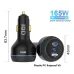 IBD IBD356-1U2C 165W/160W/130W Fast Charging USB Type C Car Charger for Laptop Mobile Phone