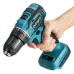Drillpro 10mm Cordless Electric Drill Screwdriver 1800rpm 2 Speed with LED Working Light 21+1 Stage Setting Mode