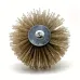 Abrasive Nylon Wheel Brush 80mm Diameter 30mm Thickness 6mm Shank High Strength Polishing Brush Multi Grit Options for Woodworking Finishing