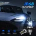 NOVSIGHT N57 2PCS Car Headlight LED Bulbs Kit 6500K Headlamp IP68 Waterproof LED Headlamp White Light