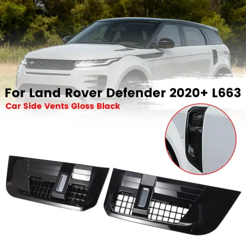 The left and right sides of the Rover 2020+ air intake and exhaust vents are equipped with insect-proof mesh covers, and the side fenders are decorated in bright black with personalized features