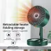 IPRee Portable Fast Heating Fan Heater 800W Electric Vertical Desktop PTSmall Portable Folding Telescopic Hot Air Blower