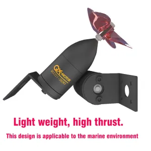 QX_Motor 24V Underwater Thruster IP68 Waterproof Brushless Motor 3.5KG Thrust for Nest Boat DIY Models RC Vehicles Parts