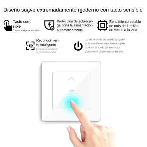 MoesHouse Tuya WiFi Smart Curtain Switch Touch Panel for Motorized Curtains and Roller Blinds Voice Control with Smart Life App Alexa Google