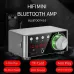 bluetooth Digital Power Amplifier D-Class Mini Amplifier HiFi Sound MP3 Player Lossless Player Mini Audio Hifi Bluetooth 5.0 Power Class D Amplifier Tpa3116 Digital Amp 50Wx2 Home Audio Car Marine USB/AUX IN