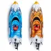 HXJRC HJ822 2.4G RC Boat Capsized Reset High Speed LED Light Speedboat Waterproof Electric Racing Vehicles Models Lakes Pools Remote Control Toys