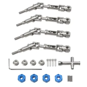 Upgraded Metal Part Front and Rear CVD Drive Shaft Nuts Set for MJX 14211 HYPER GO 1/14 RC Car Vehicle Models Accessories