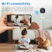 A3 WiFi Camera 1080P HD IR Night Vision Smart Camera with Motion Detection Two-Way Audio Home Security Indoor Surveillance Supports TF Card