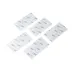 5PCS MXK 100x50mm Super Sticky Silicone Gel Double-sided Adhesive Sticker Battery Mat Non-slip Pad Support Washing for Lipo Battery