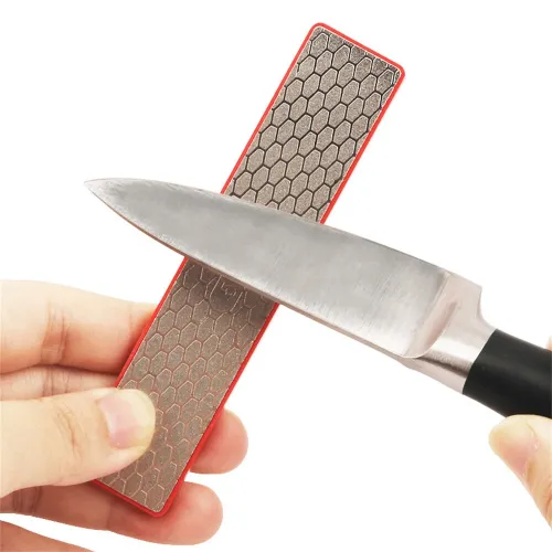 DMD Diamond Knife Sharpening Stone Sharpener 240/360/500/1000 Grit Professional Whetstone for Kitchen Outdoor Camping