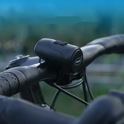 BENGGUO 2 in 1 Bike Handlebar Electric Horn 120dBLoud Anti Theft Alarm USB Charging IPX5 Waterproof 60 Days Standby Bicycle Safety Warning Bell for Cycling