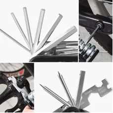 XANE16 in 1 Portable Multifunctional Bike Screwdriver Repair Tool Kit for Outdoor Bicycle Cycling Repair Tool