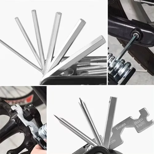 XANE16 in 1 Portable Multifunctional Bike Screwdriver Repair Tool Kit for Outdoor Bicycle Cycling Repair Tool