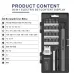 50-in-1 Mini Portable Electric Screwdriver Set 0.35 Nm Torque 200 r/min High-Speed Compact Design Rechargeable Lithium Battery for Electronics Repair and DIY