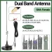 AD-109 Magnetic Mount Mobile Antenna Dual Band VHF UHF 136-174MHz 400-520MHz High Gain 5M Cable for Baofeng UV-5R UV-5RH Ham Radio